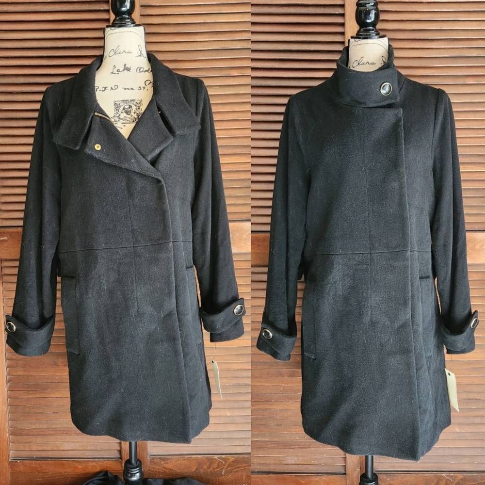 Trina Turk New Wool Blend Overcoat Topper